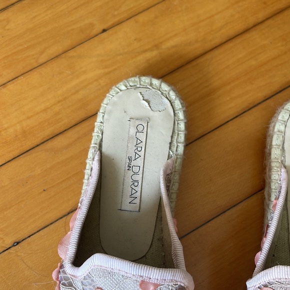 NEW Clara Duran Flower Petal Backless Slip On Espadrille (Size 36 EU, size 6 US) - Picture 7 of 7